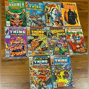 Vintage Marvel 10 Comic Bundle - good condition - ungraded